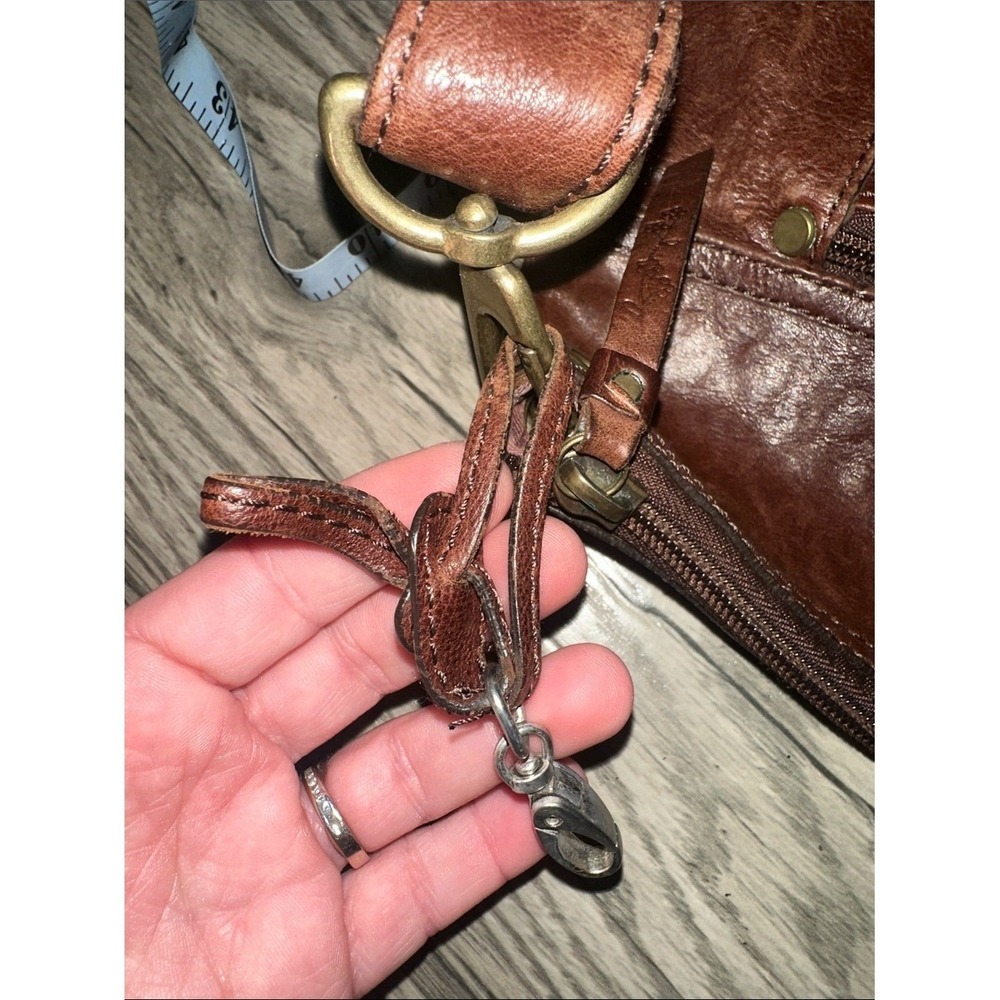 Fossil‎ vintage Leather Shoulder Bag brown with dust bag - Picture 16 of 16